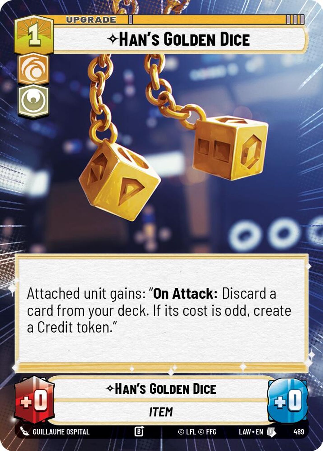 Han's Golden Dice #489/264 from A Lawless Time