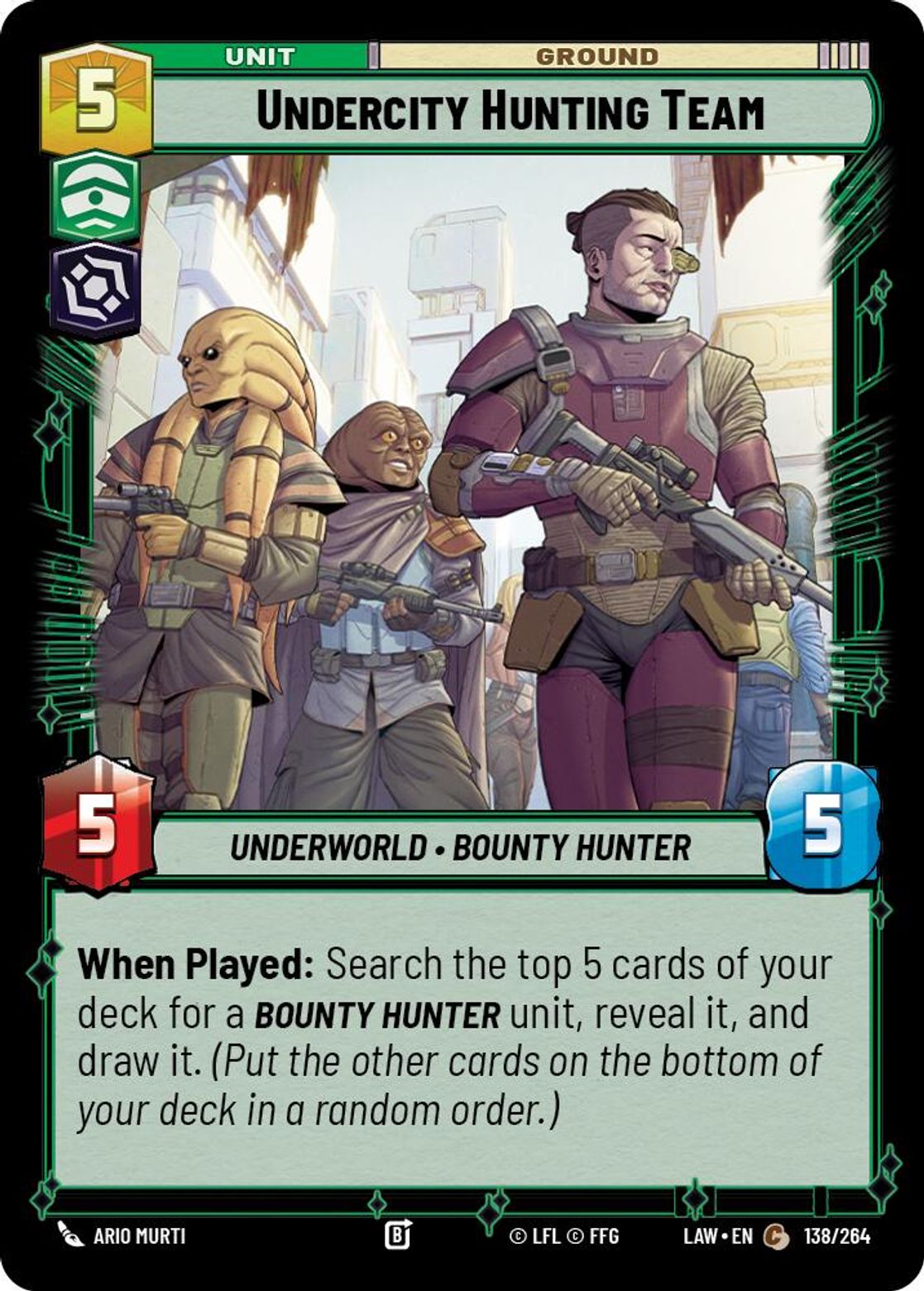 Undercity Hunting Team #138/264 from A Lawless Time