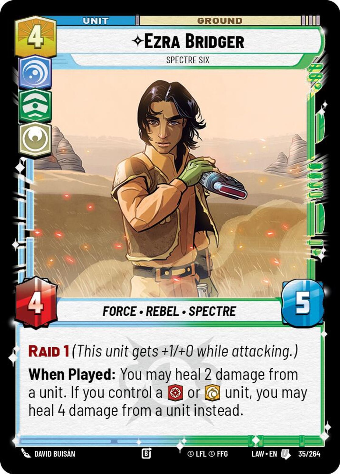Ezra Bridger — Spectre Six #035/264 from A Lawless Time