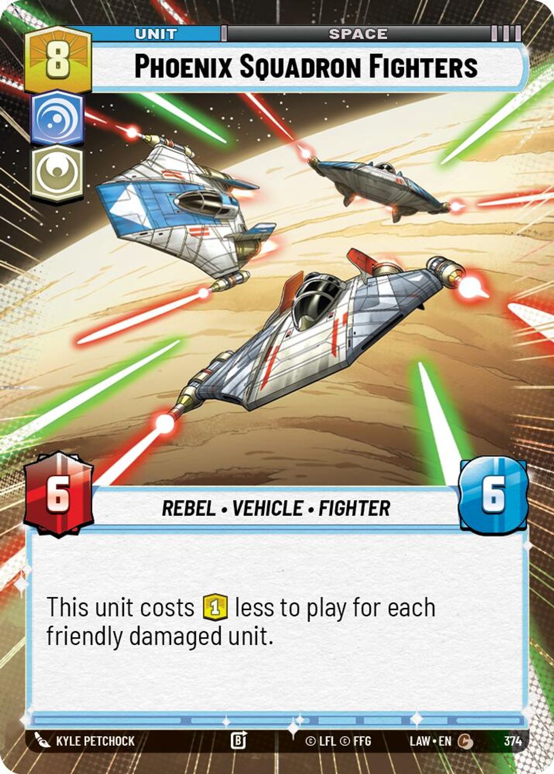 Phoenix Squadron Fighters #374/264 from A Lawless Time