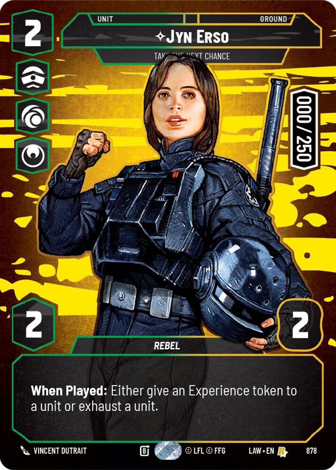 Jyn Erso — Take the Next Chance #878/264 from A Lawless Time