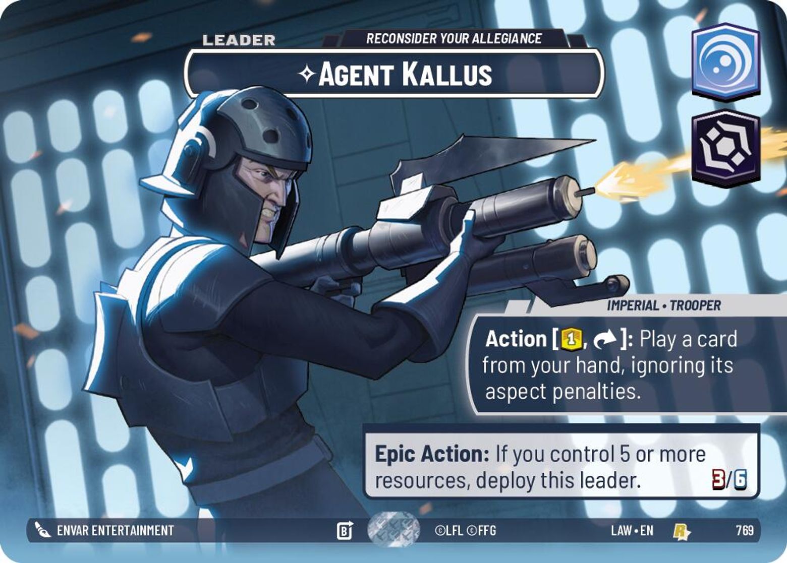 Agent Kallus — Reconsider Your Allegiance #769/264 from A Lawless Time
