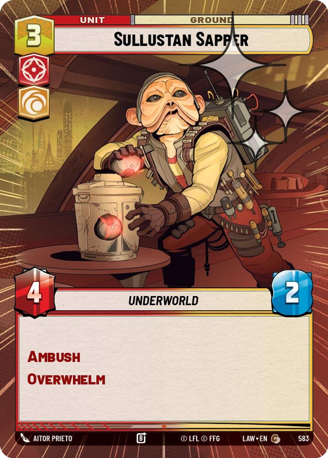 Sullustan Sapper #583/264 from A Lawless Time