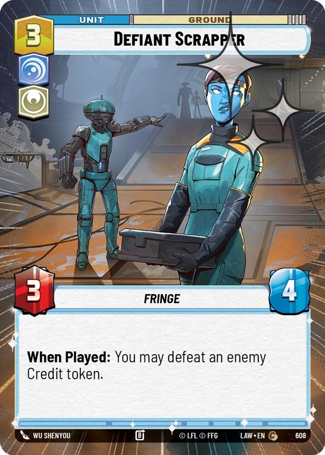 Defiant Scrapper #608/264 from A Lawless Time