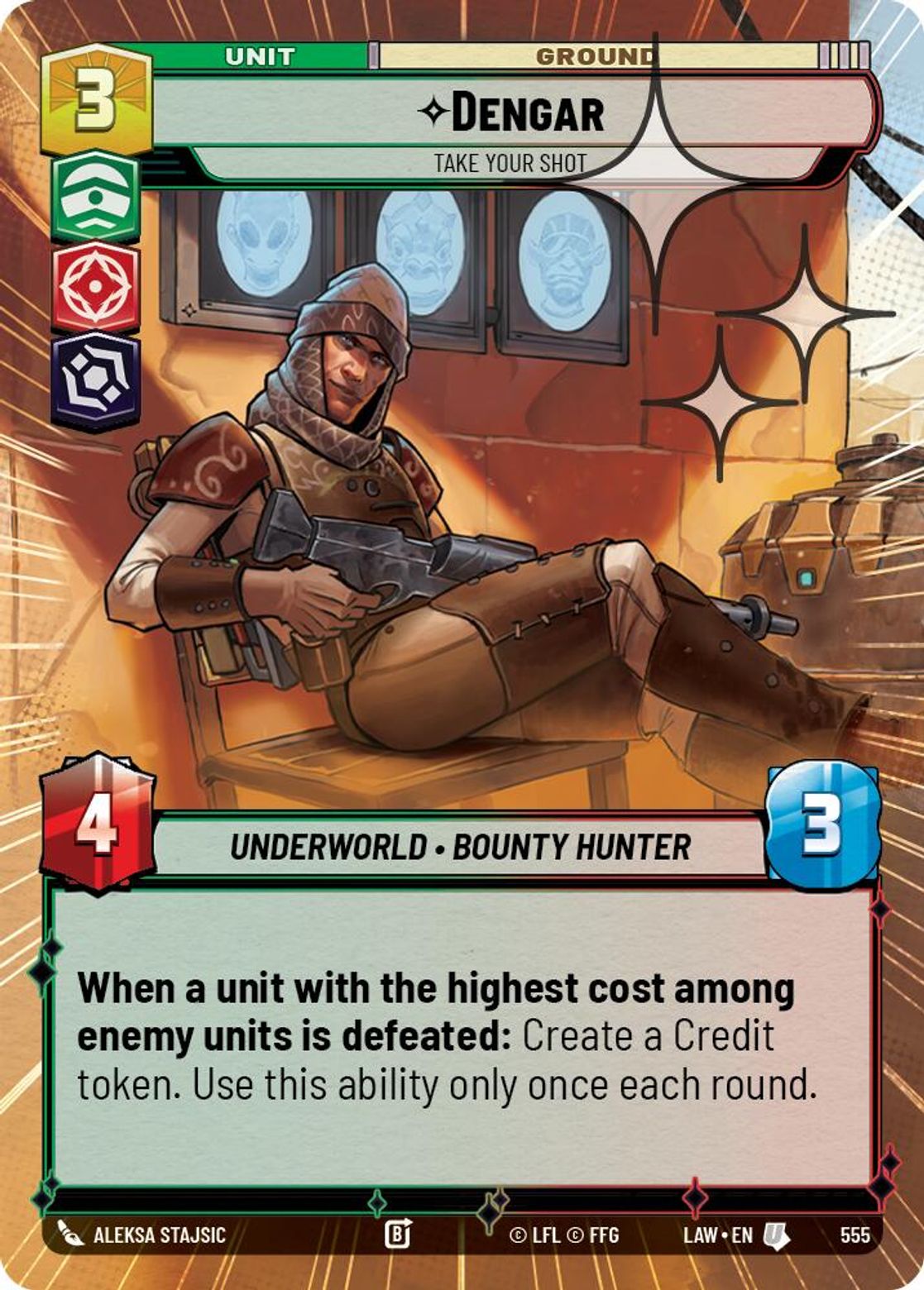Dengar — Take Your Shot #555/264 from A Lawless Time