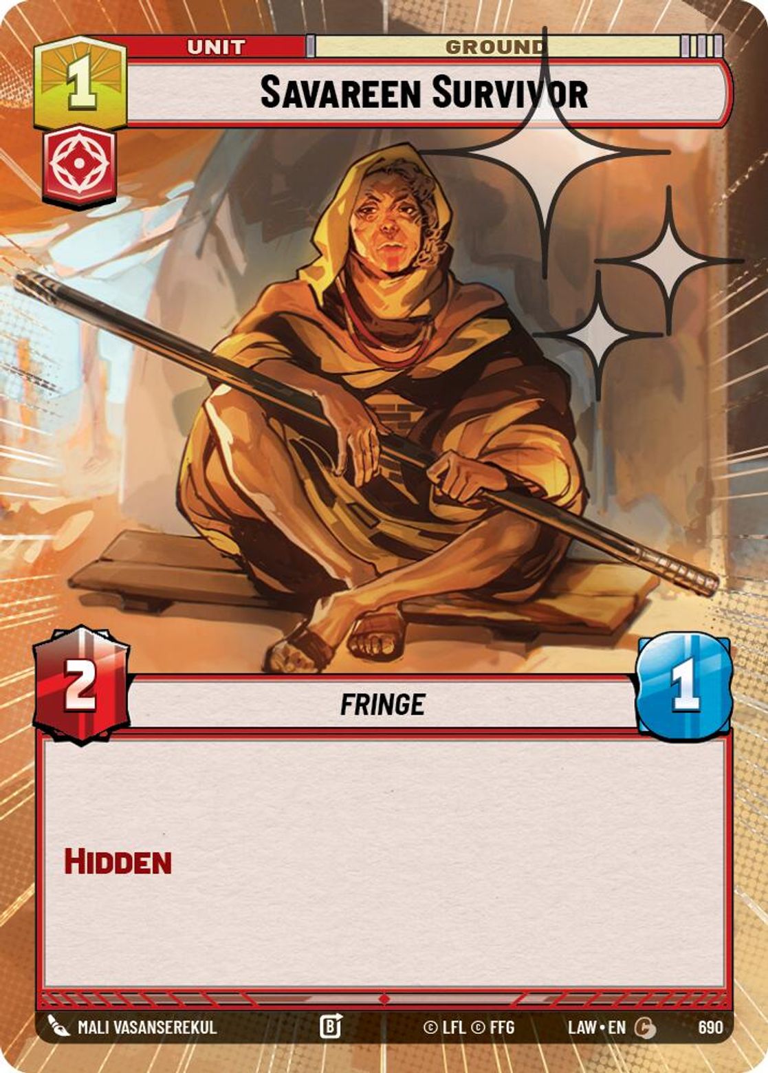 Savareen Survivor #690/264 from A Lawless Time