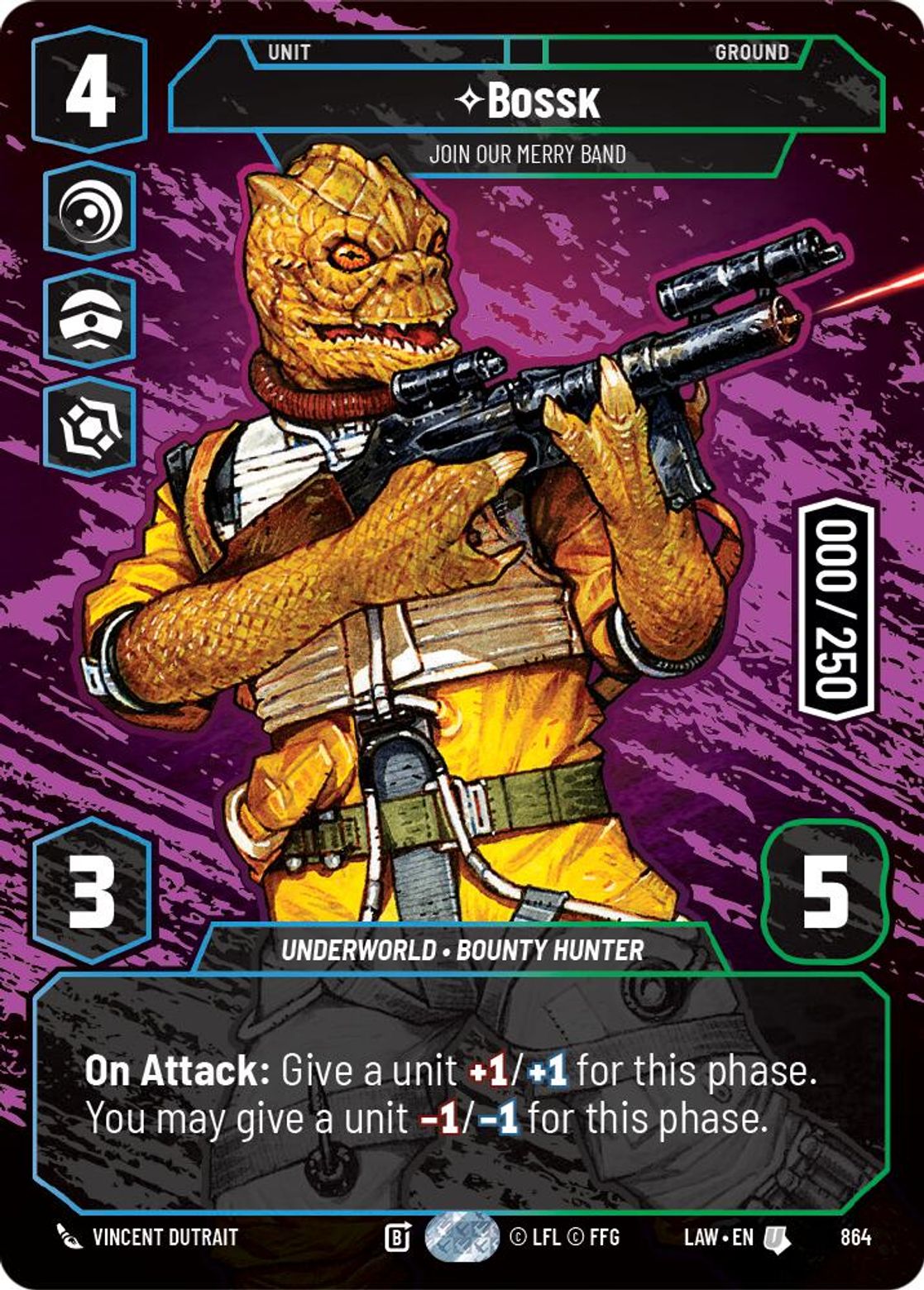 Bossk — Join Our Merry Band #864/264 from A Lawless Time