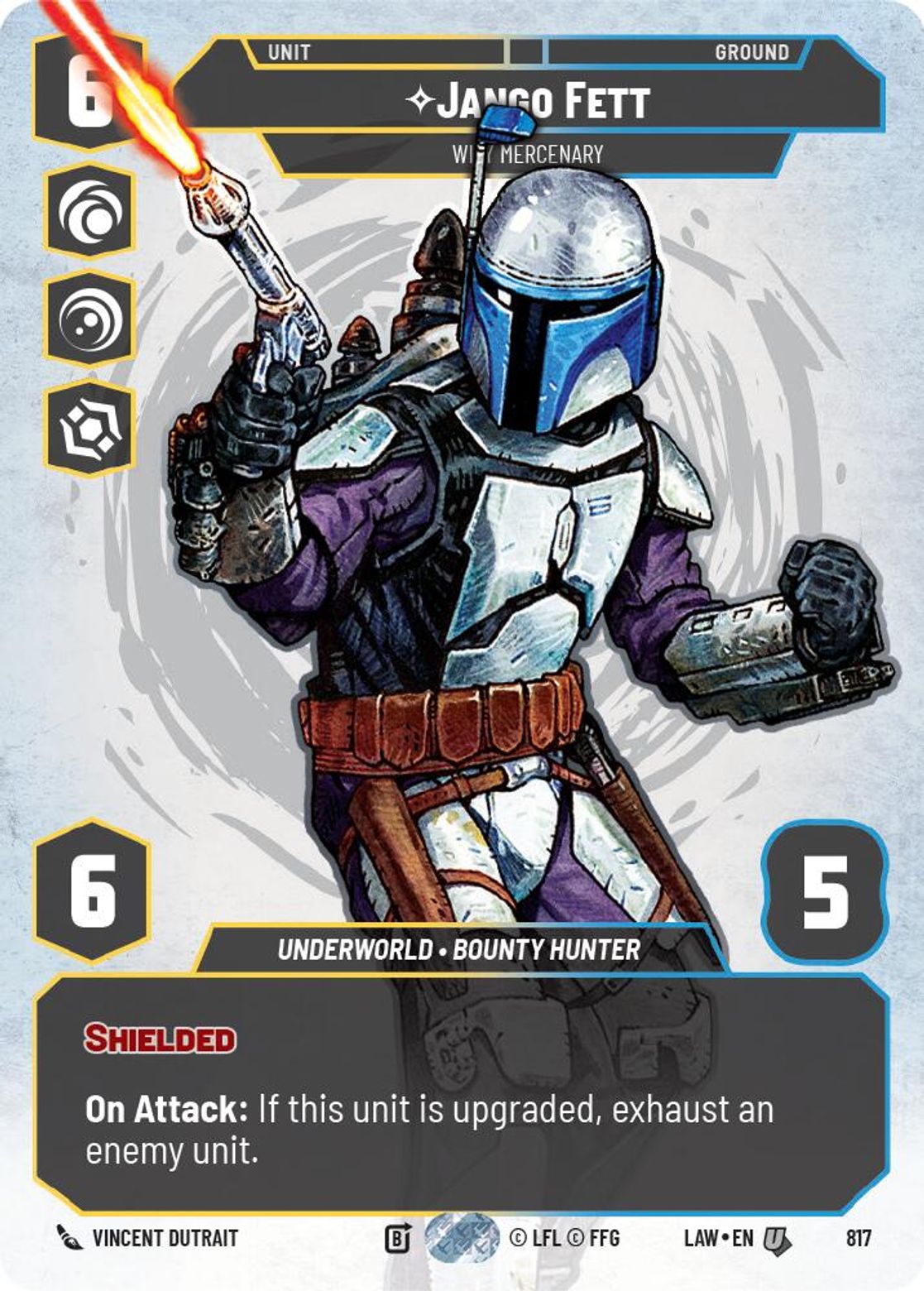 Jango Fett — Wily Mercenary #817/264 from A Lawless Time