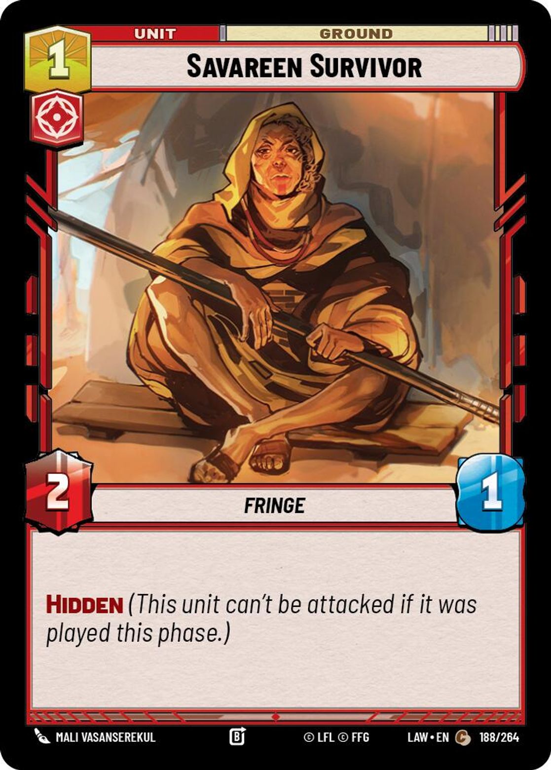 Savareen Survivor #188/264 from A Lawless Time
