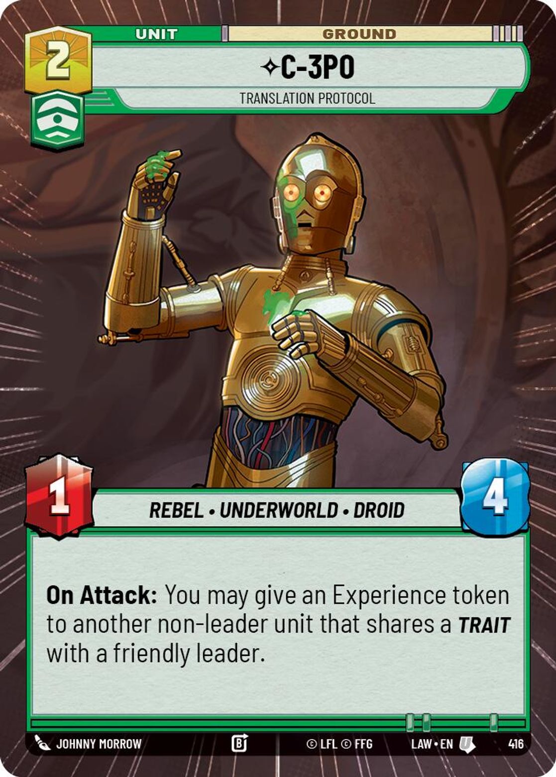C-3P0 — Translation Protocol #416/264 from A Lawless Time