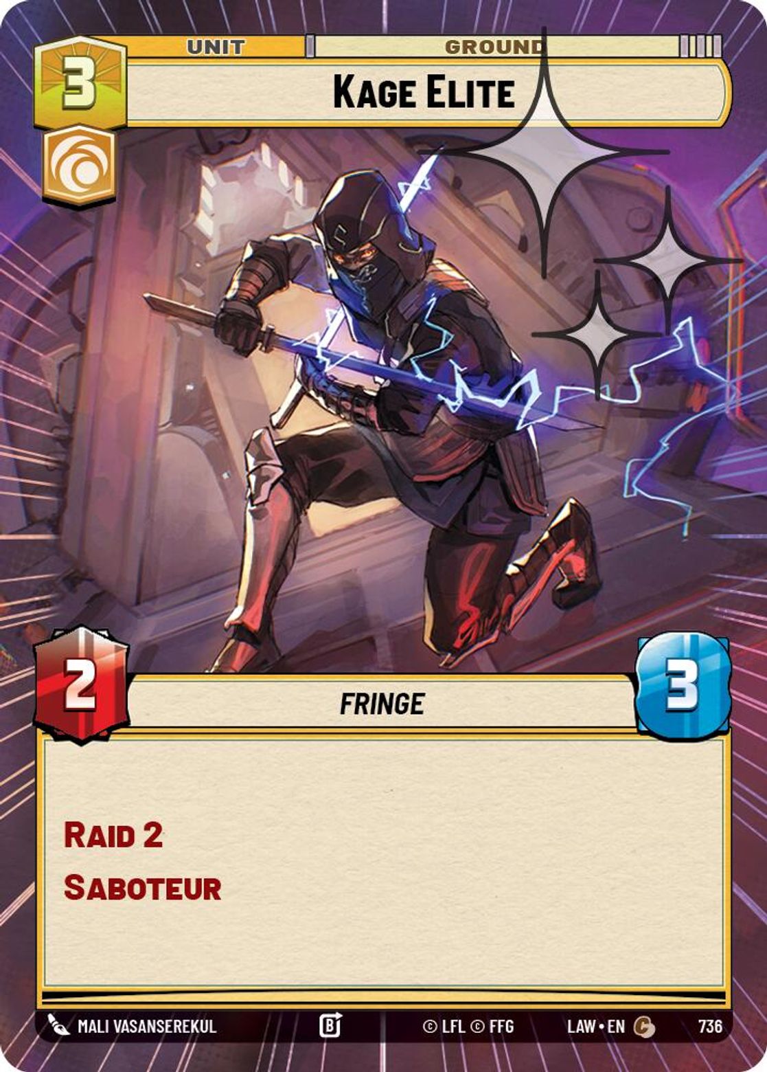 Kage Elite #736/264 from A Lawless Time