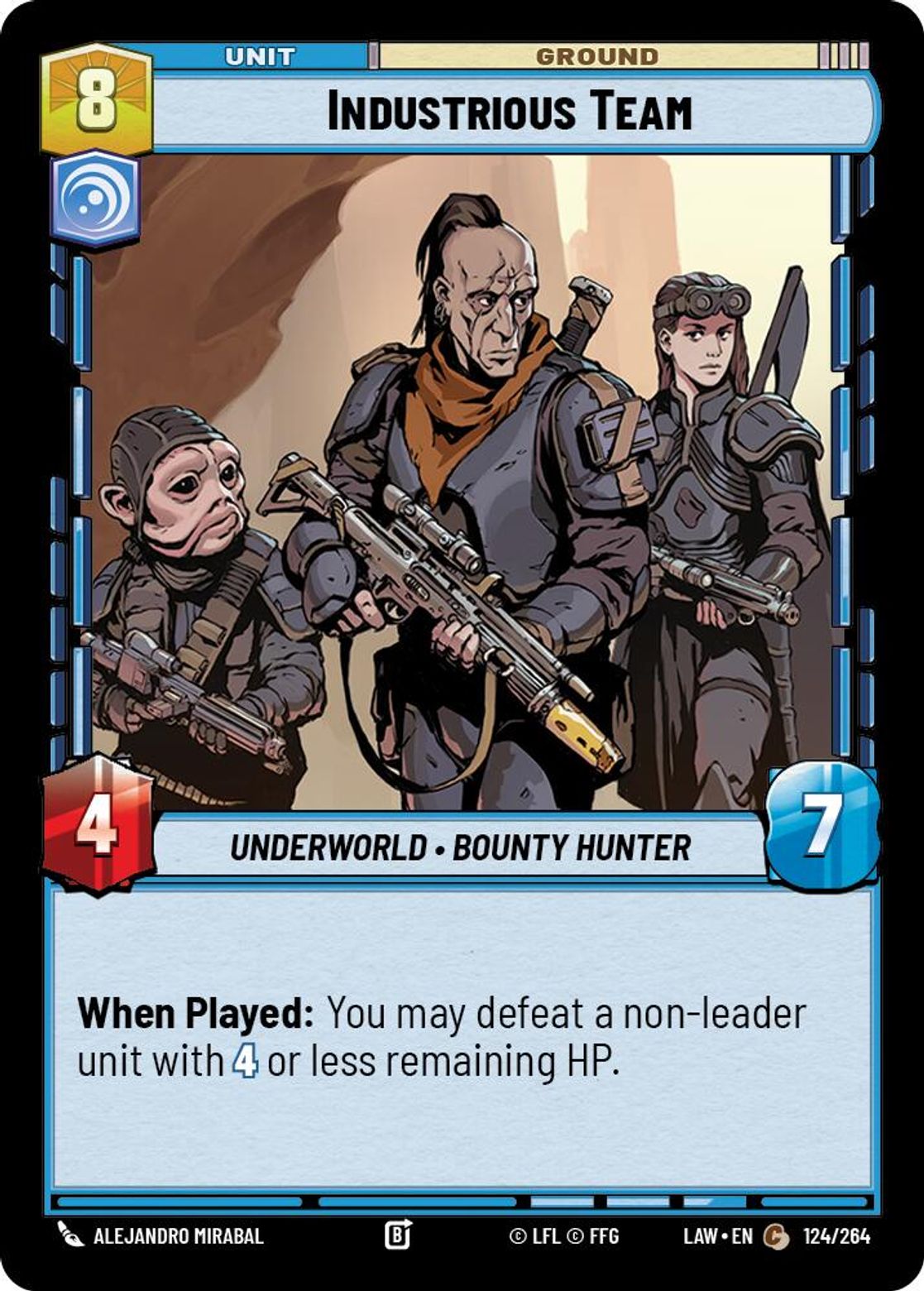 Industrious Team #124/264 from A Lawless Time