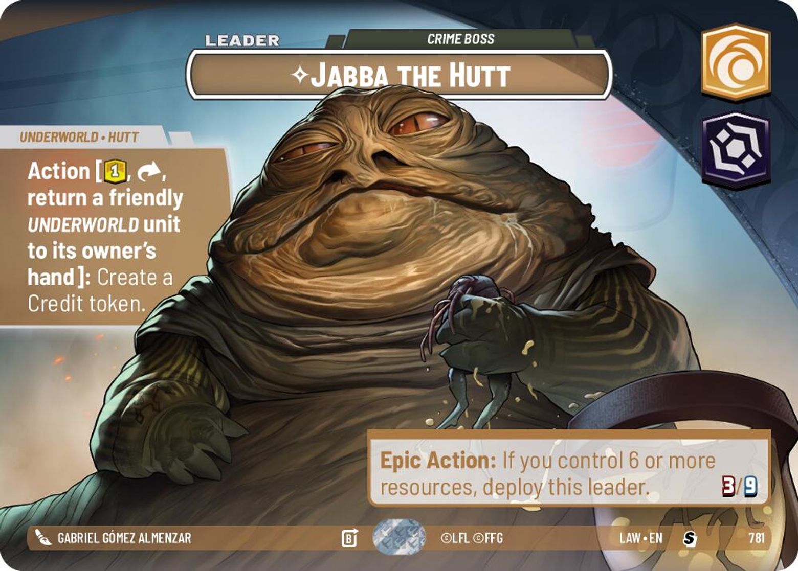Jabba the Hutt — Crime Boss #781/264 from A Lawless Time