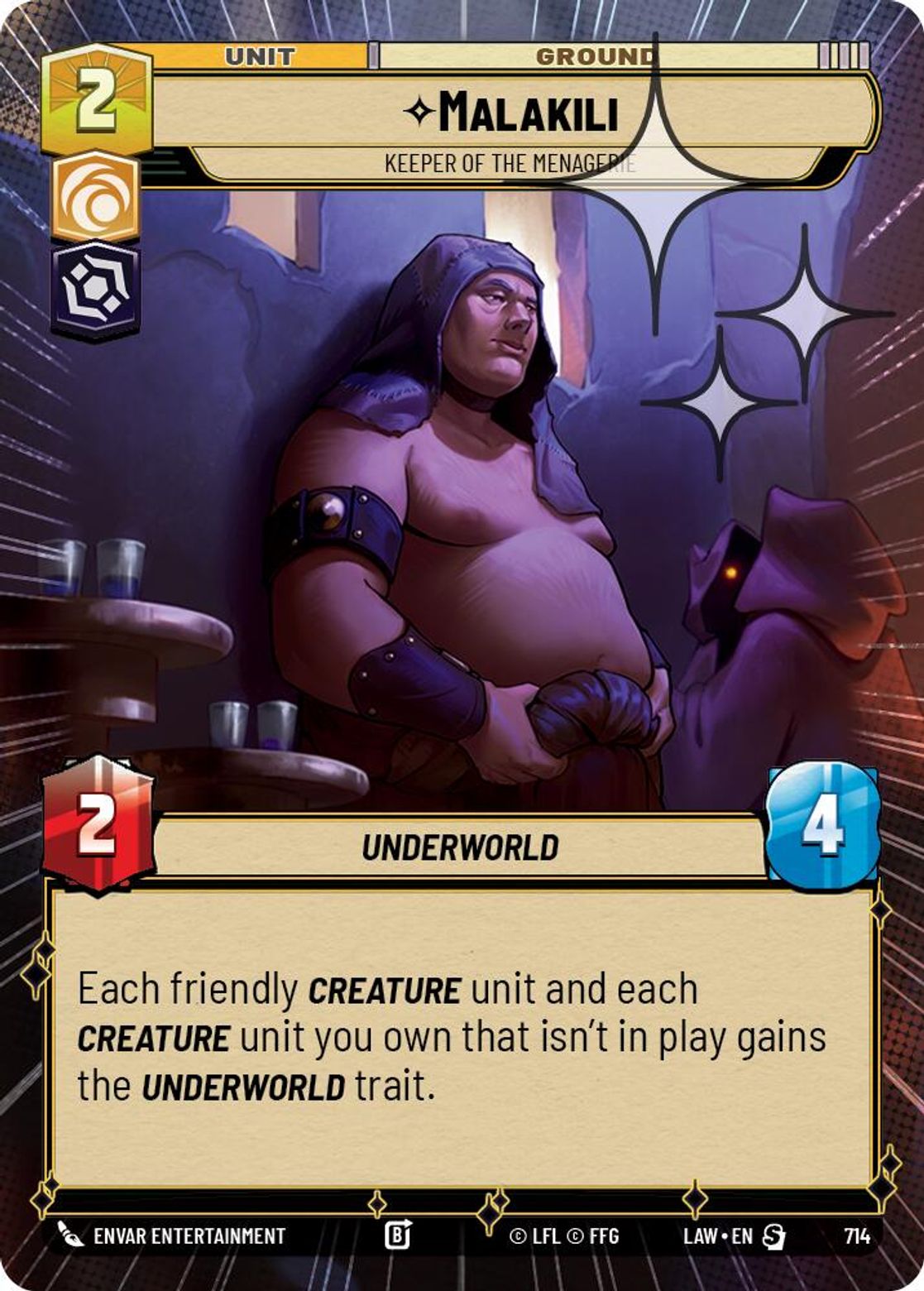 Malakili — Keeper of the Menagerie #714/264 from A Lawless Time