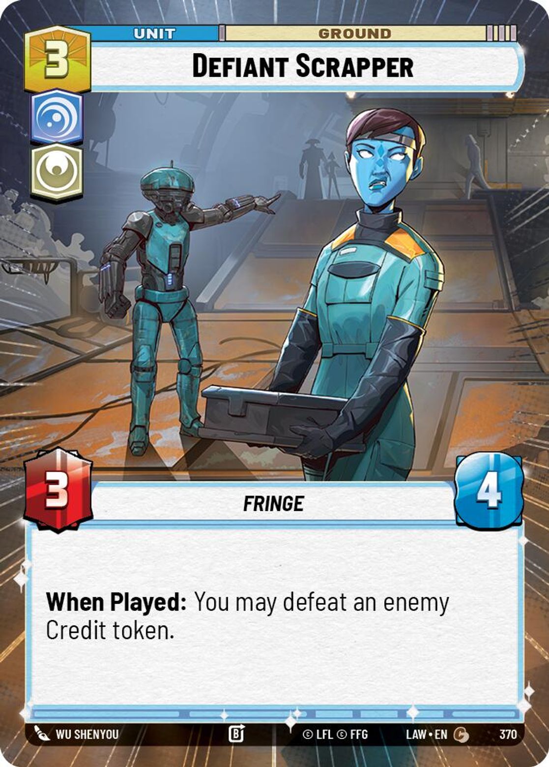 Defiant Scrapper #370/264 from A Lawless Time
