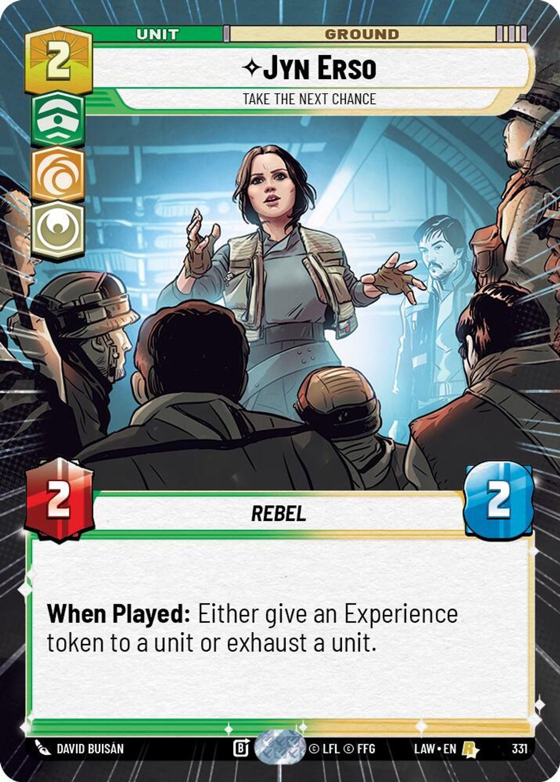 Jyn Erso — Take the Next Chance #331/264 from A Lawless Time
