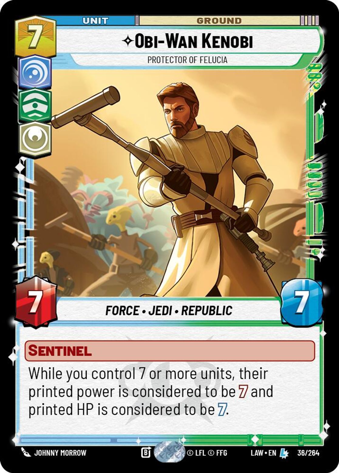 Obi-Wan Kenobi — Protector of Felucia #036/264 from A Lawless Time