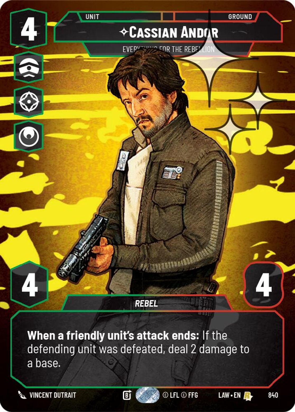 Cassian Andor — Everything for the Rebellion #840/264 from A Lawless Time