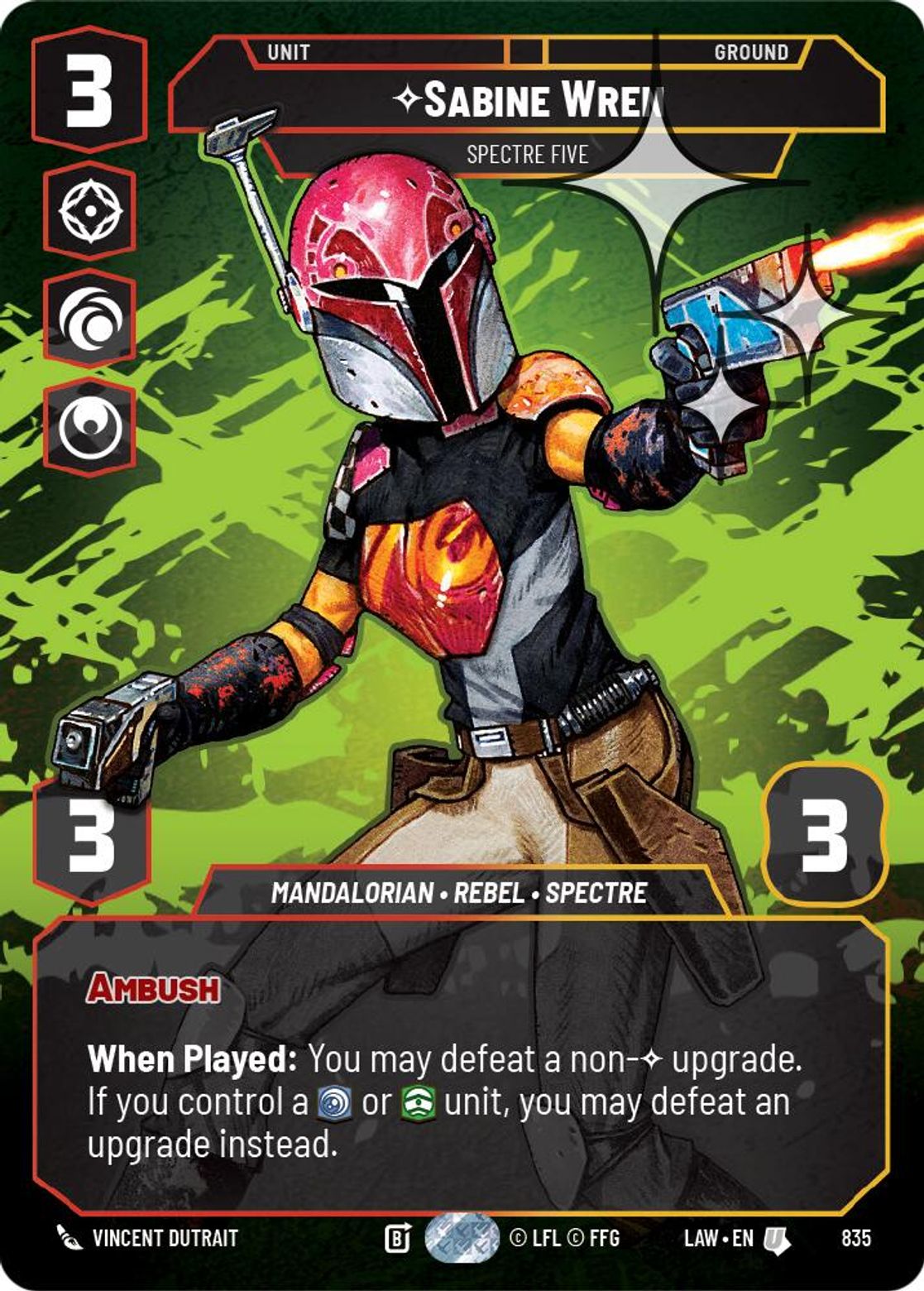 Sabine Wren — Spectre Five #835/264 from A Lawless Time