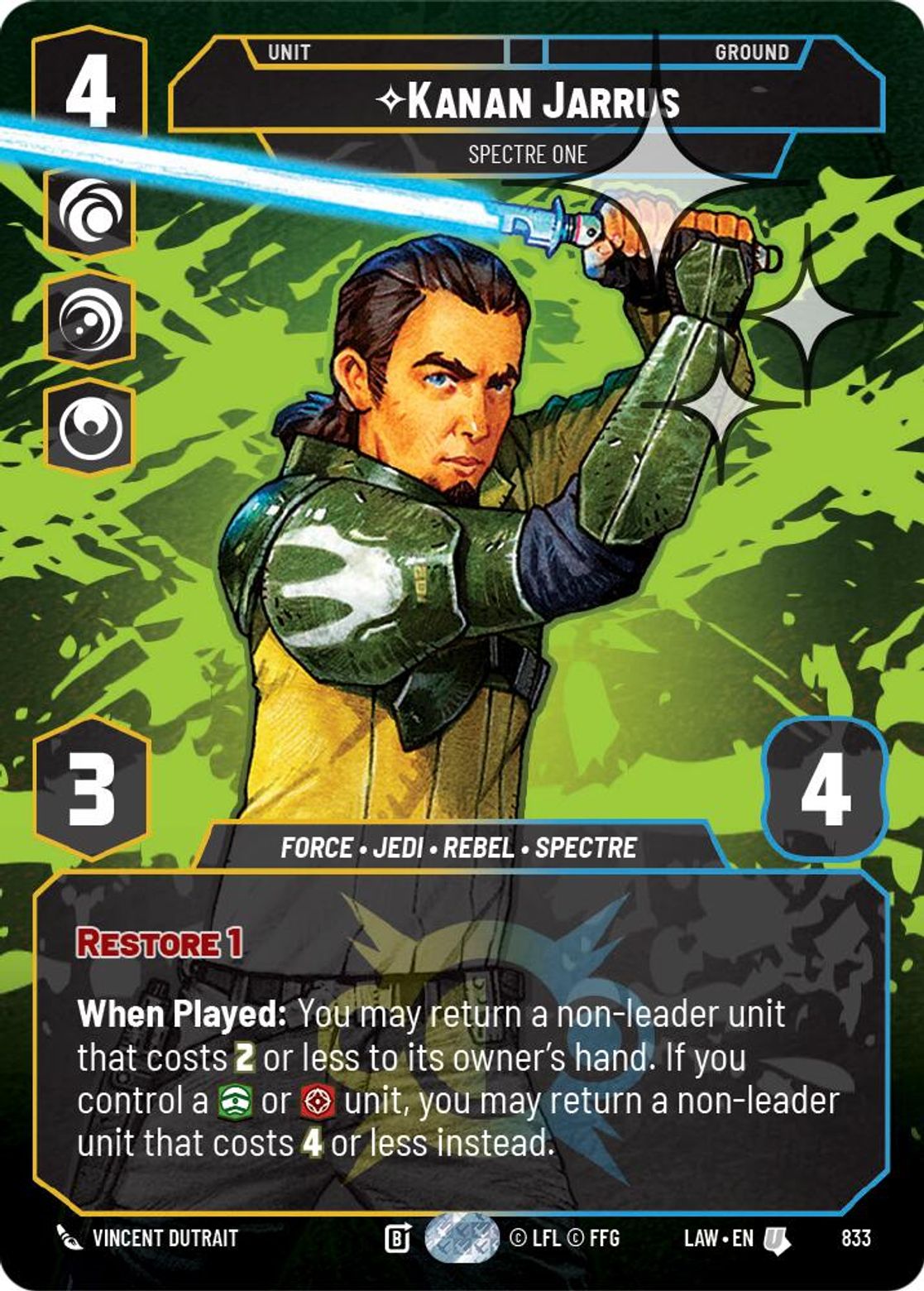 Kanan Jarrus — Spectre One #833/264 from A Lawless Time