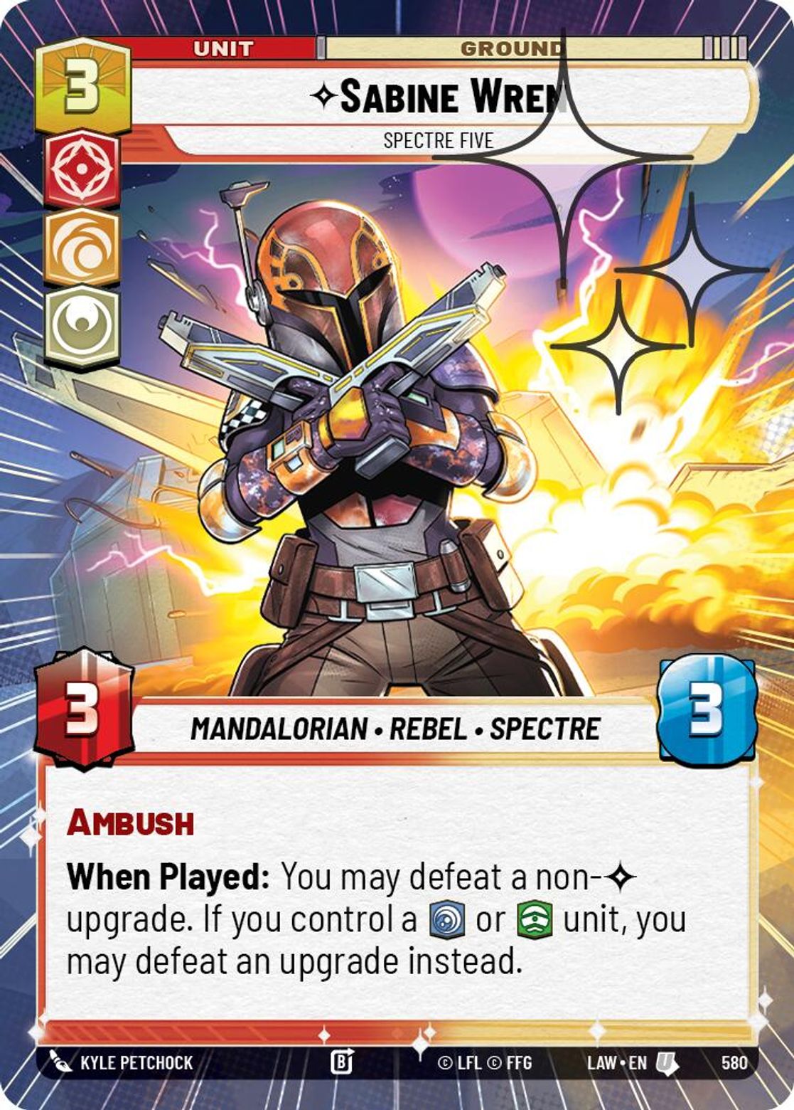 Sabine Wren — Spectre Five #580/264 from A Lawless Time
