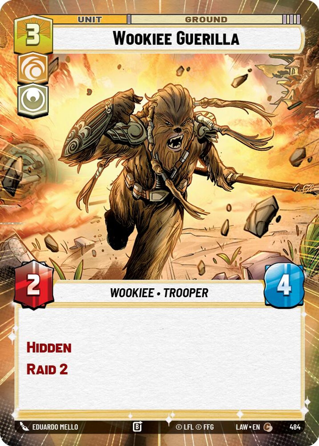 Wookiee Guerilla #484/264 from A Lawless Time