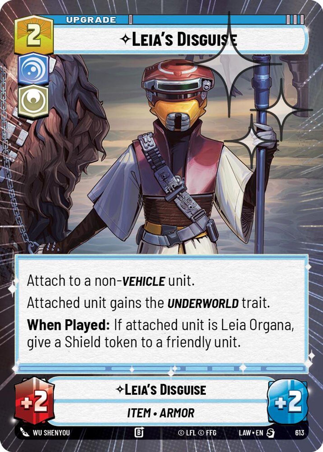 Leia's Disguise #613/264 from A Lawless Time