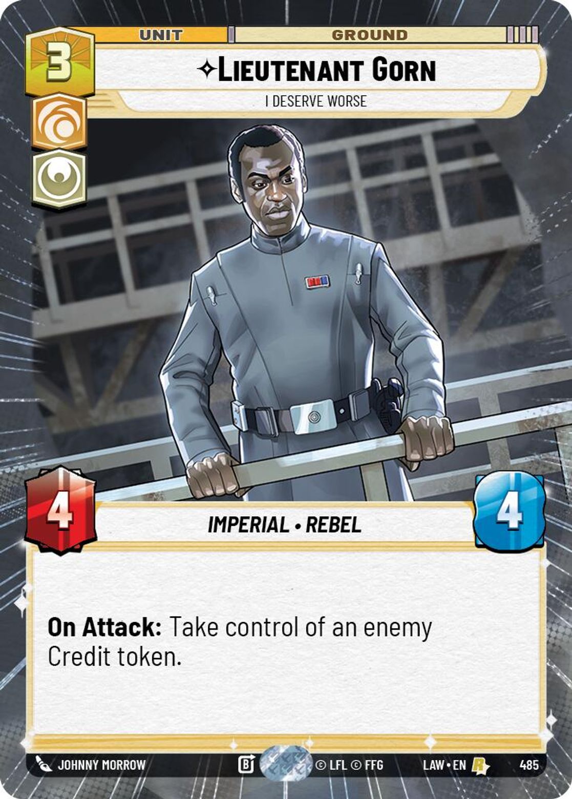 Lieutenant Gorn — I Deserve Worse #485/264 from A Lawless Time