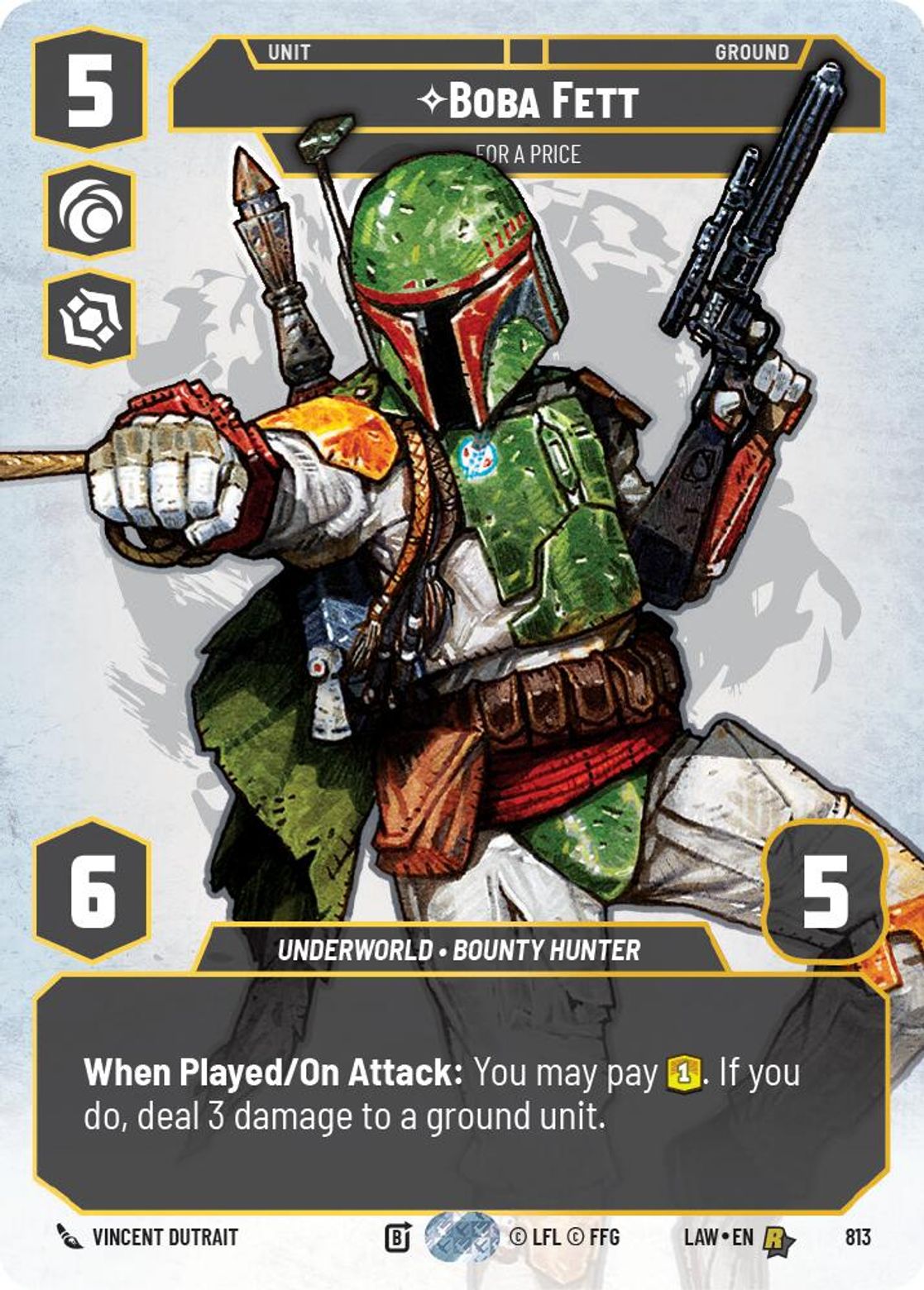 Boba Fett — For a Price #813/264 from A Lawless Time
