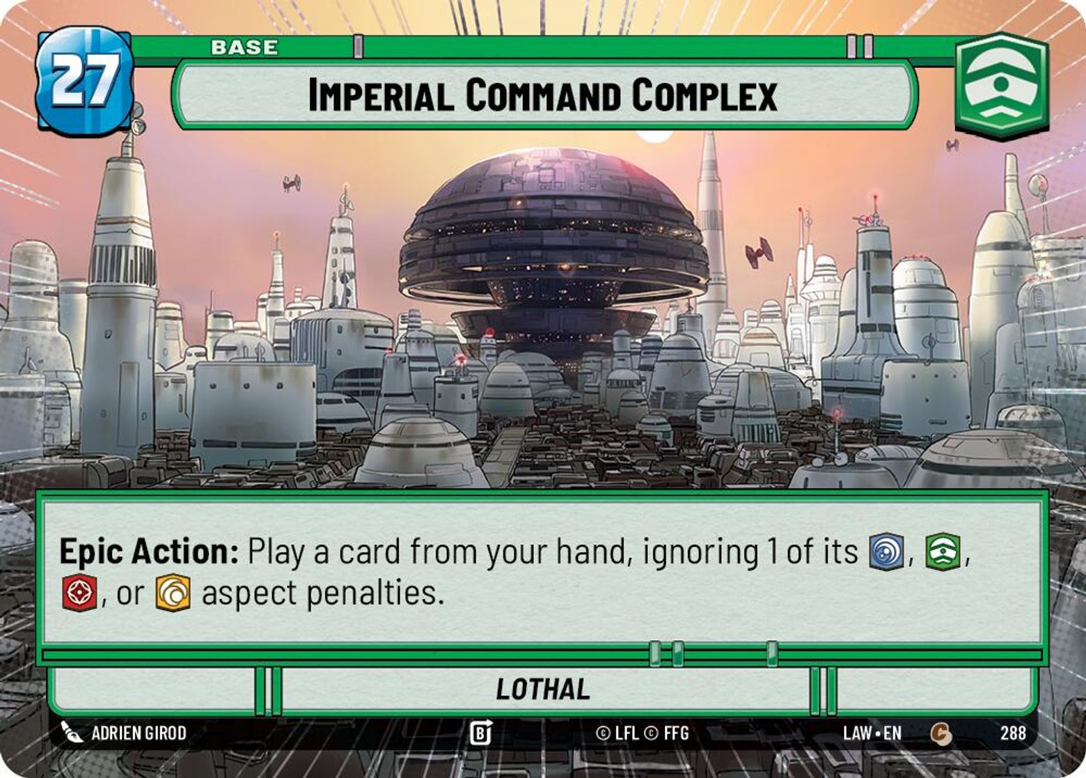 Imperial Command Complex — Lothal #288/264 from A Lawless Time