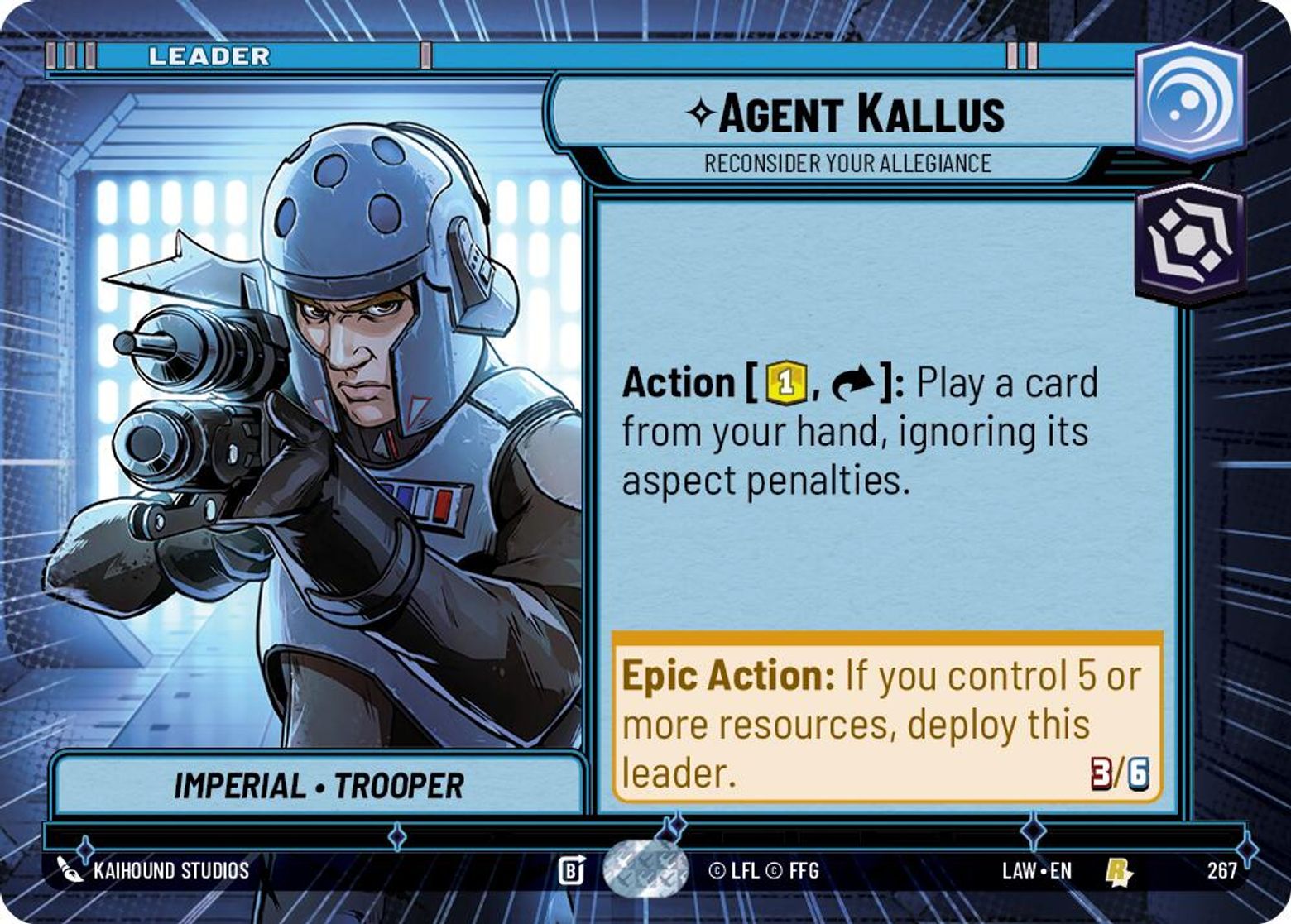 Agent Kallus — Reconsider Your Allegiance #267/264 from A Lawless Time