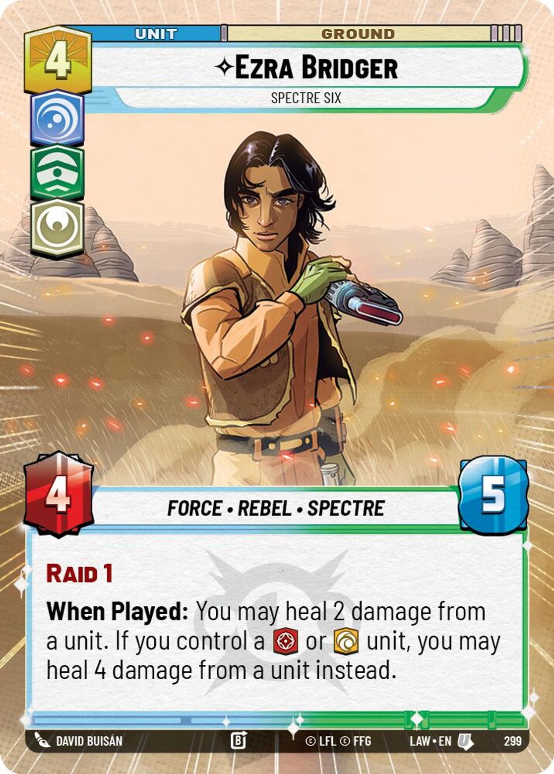 Ezra Bridger — Spectre Six #299/264 from A Lawless Time