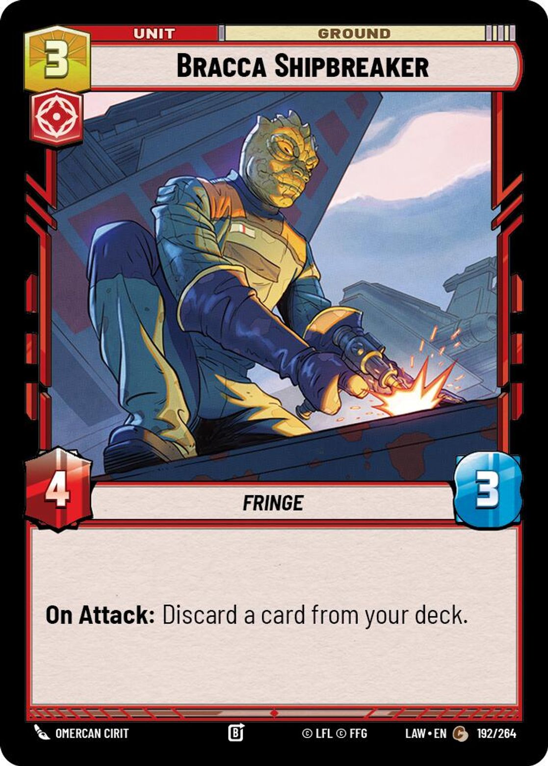 Bracca Shipbreaker #192/264 from A Lawless Time