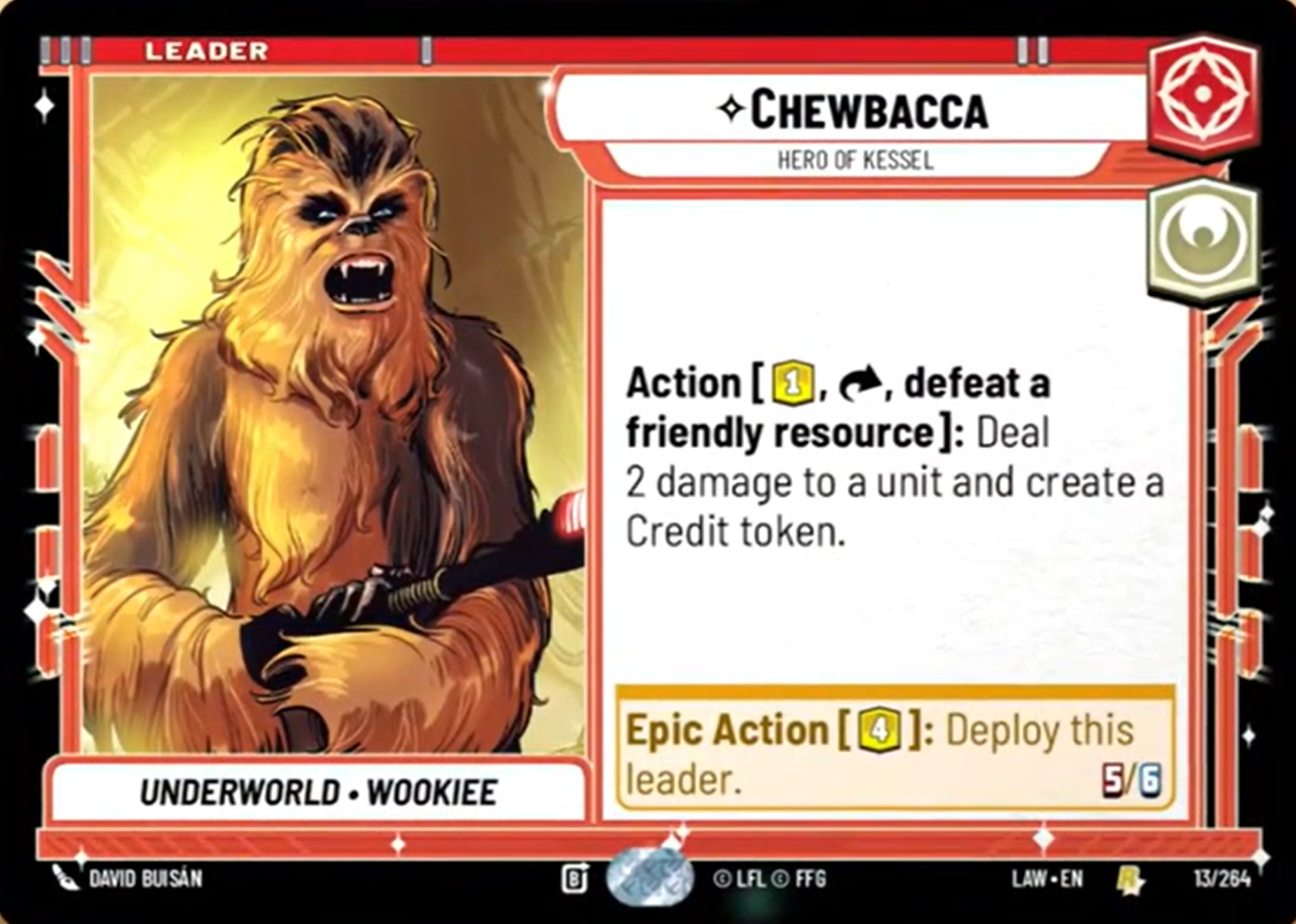 Chewbacca — Hero of Kessel #013/264 from A Lawless Time