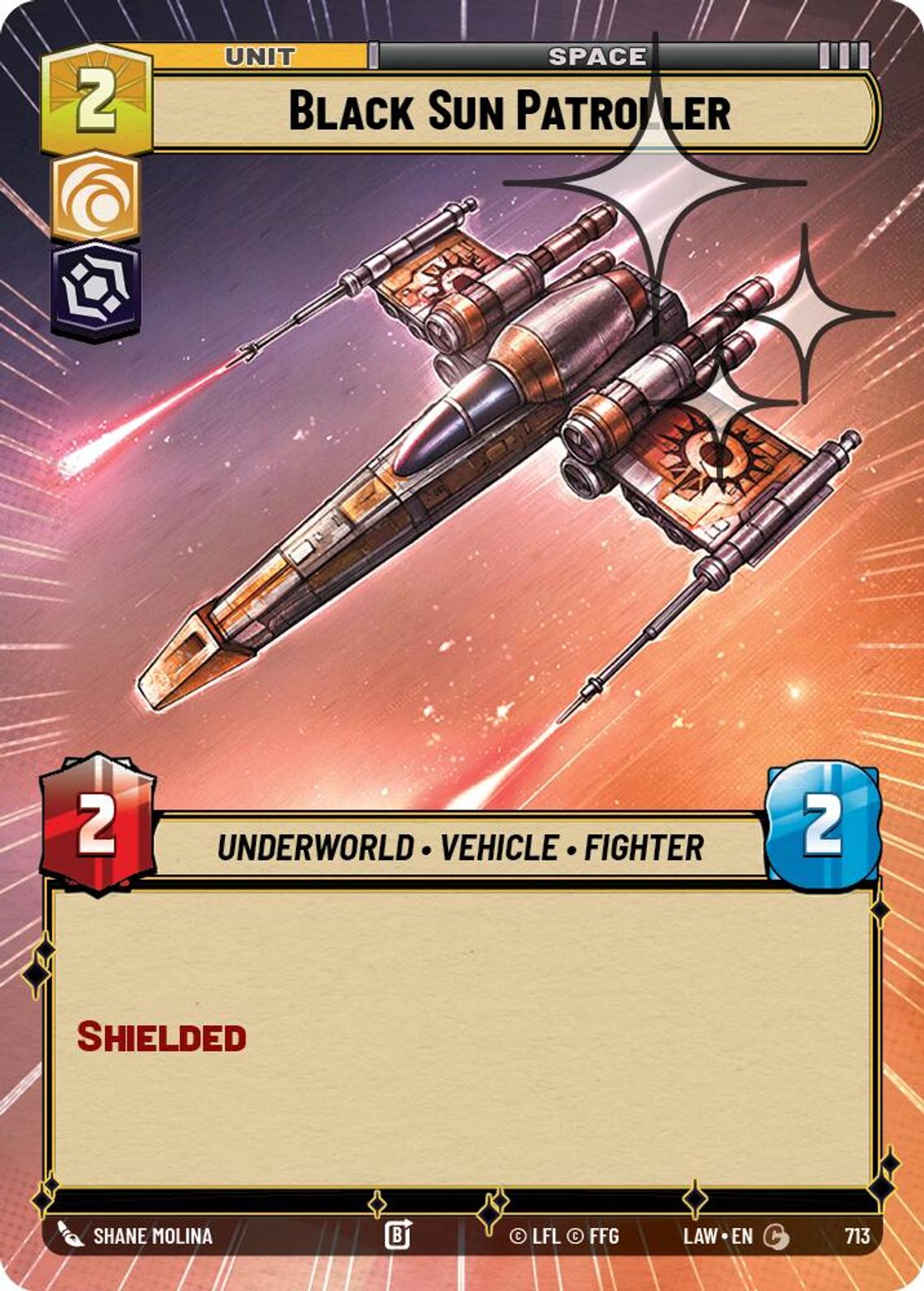 Black Sun Patroller #713/264 from A Lawless Time