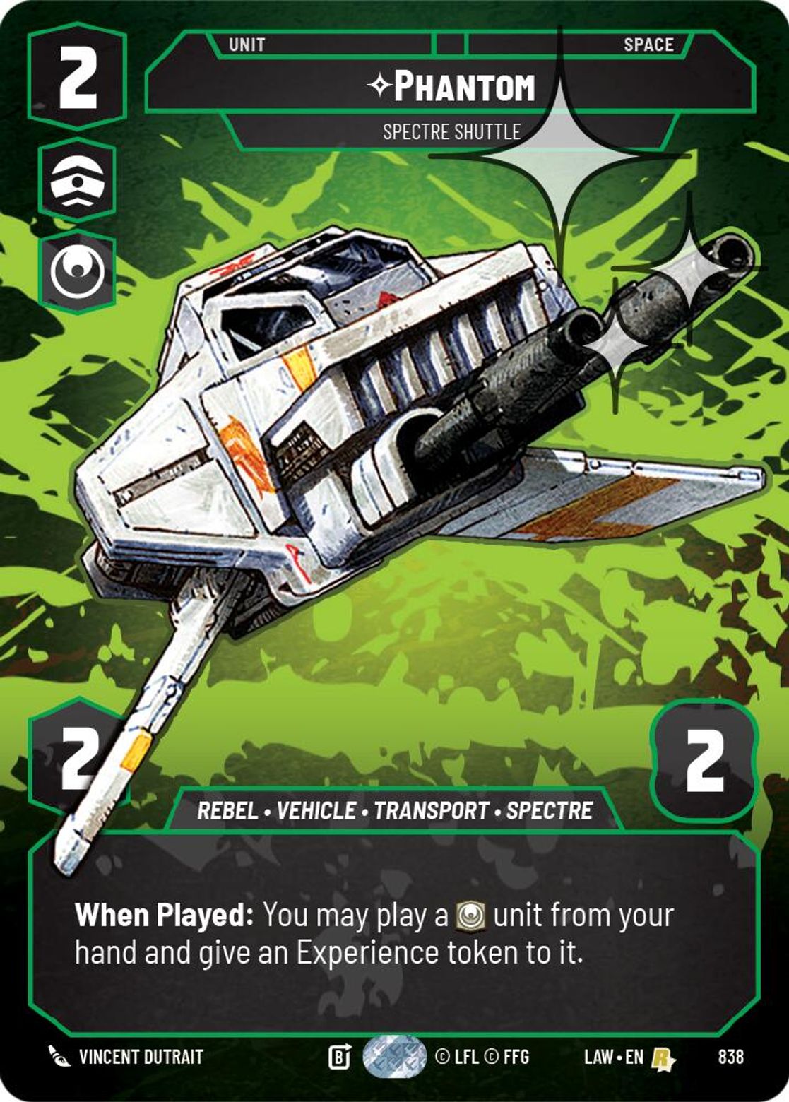Phantom — Spectre Shuttle #838/264 from A Lawless Time