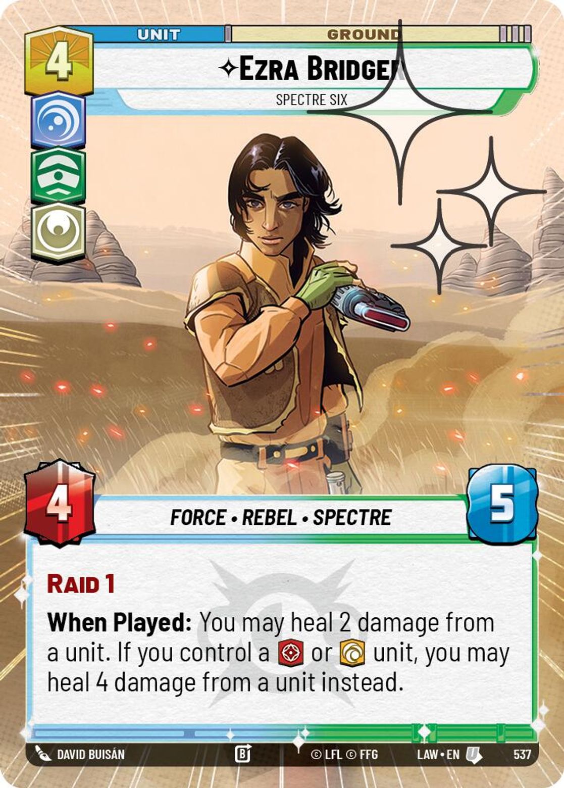 Ezra Bridger — Spectre Six #537/264 from A Lawless Time