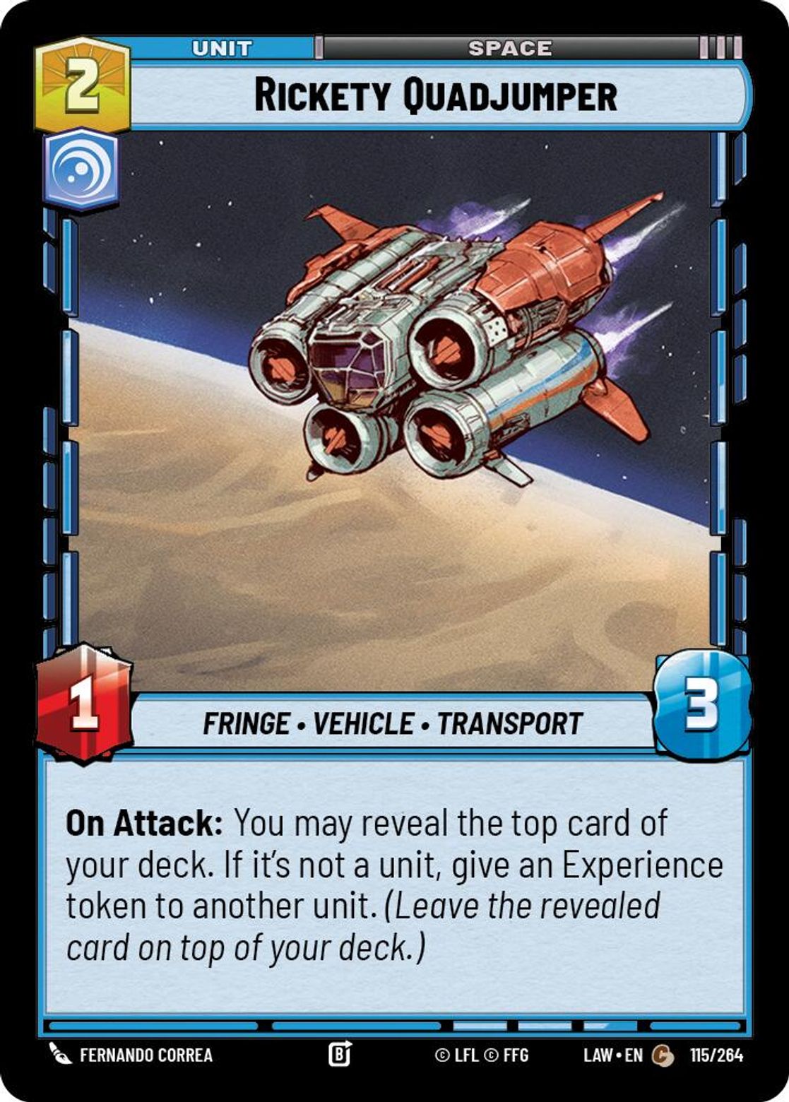 Rickety Quadjumper #115/264 from A Lawless Time