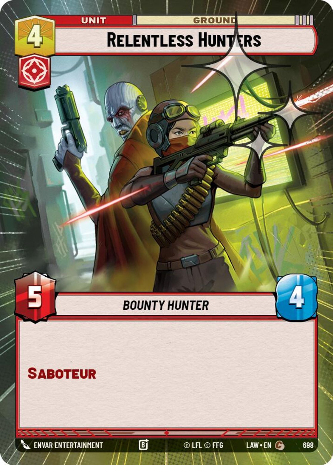 Relentless Hunters #698/264 from A Lawless Time