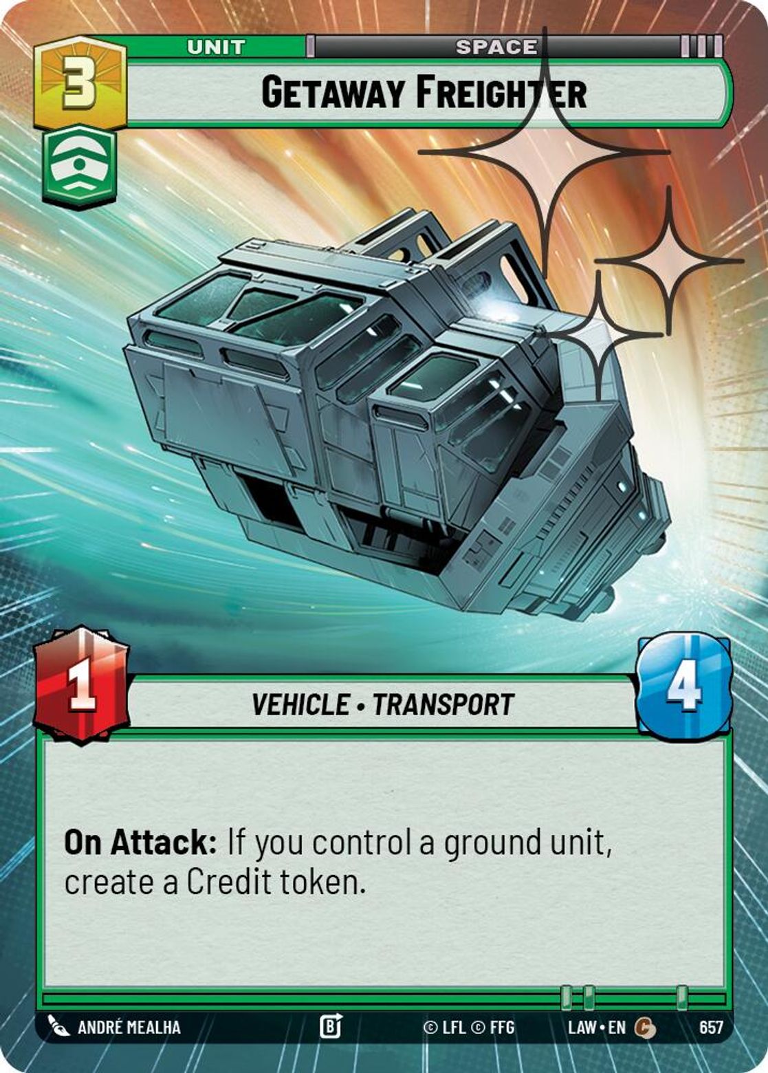 Getaway Freighter #657/264 from A Lawless Time