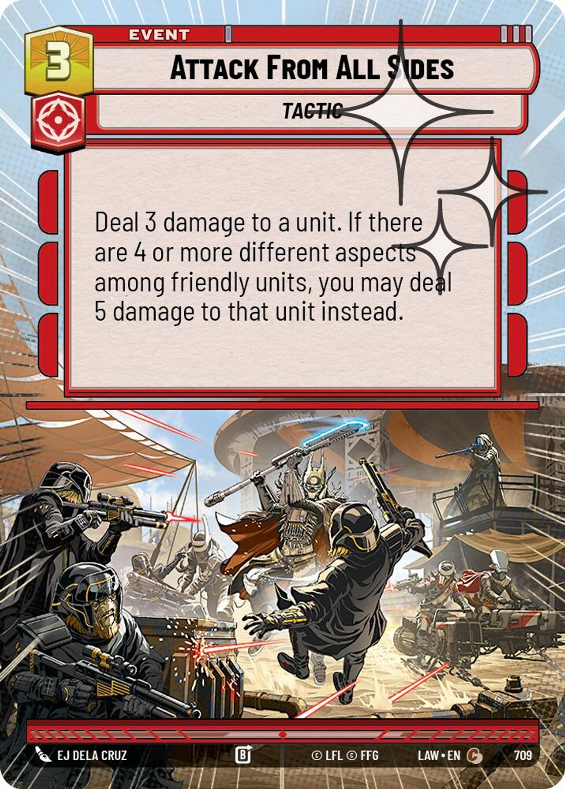 Attack From All Sides #709/264 from A Lawless Time