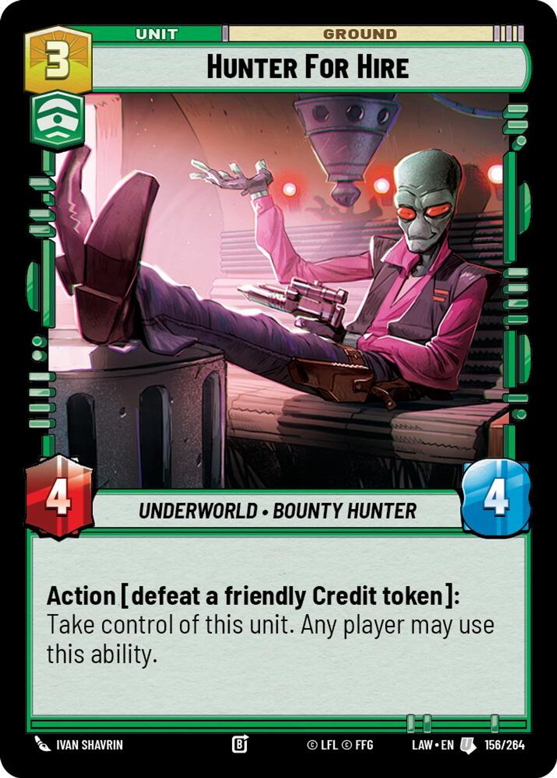 Hunter For Hire #156/264 from A Lawless Time