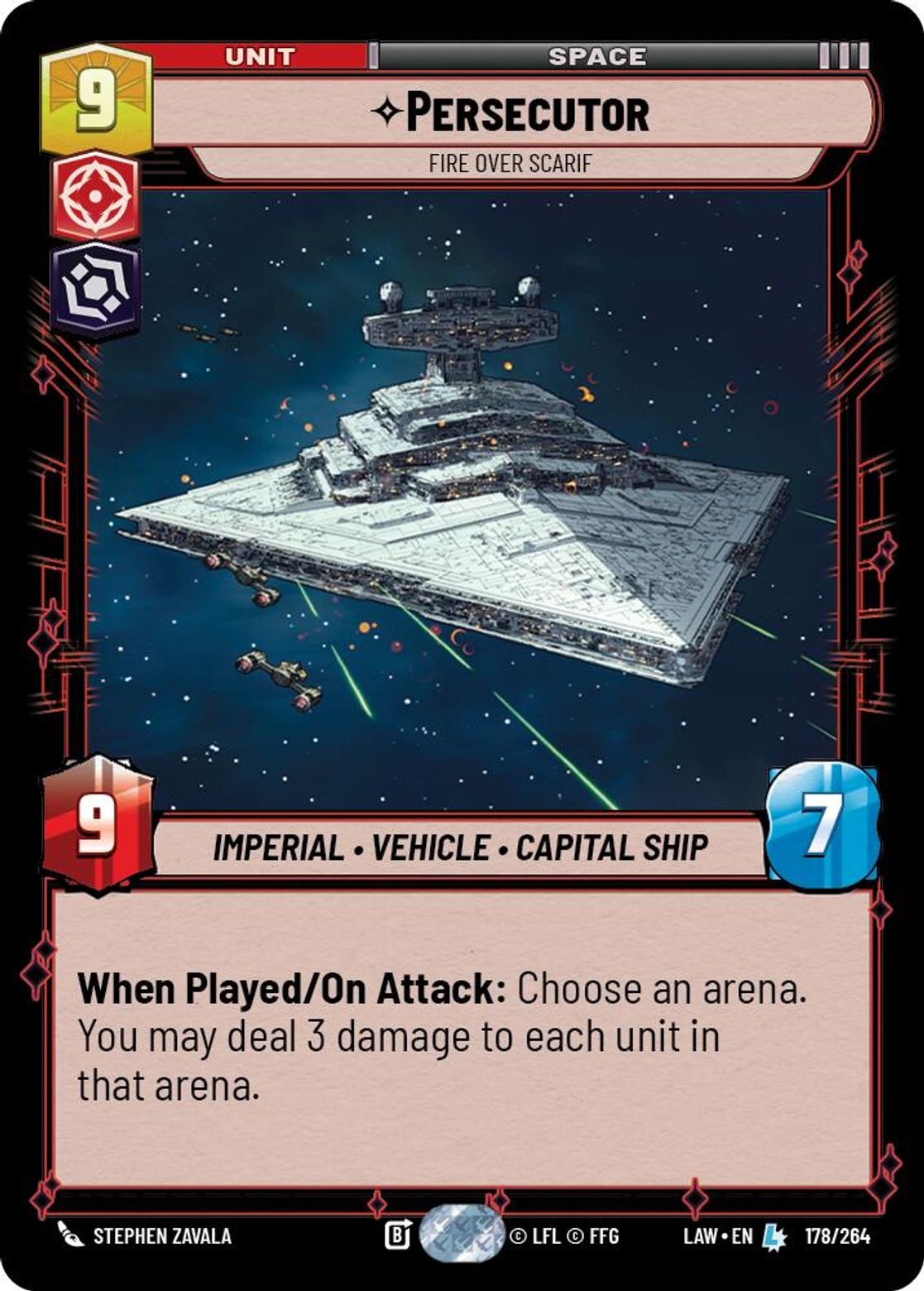 Persecutor — Fire Over Scarif #178/264 from A Lawless Time