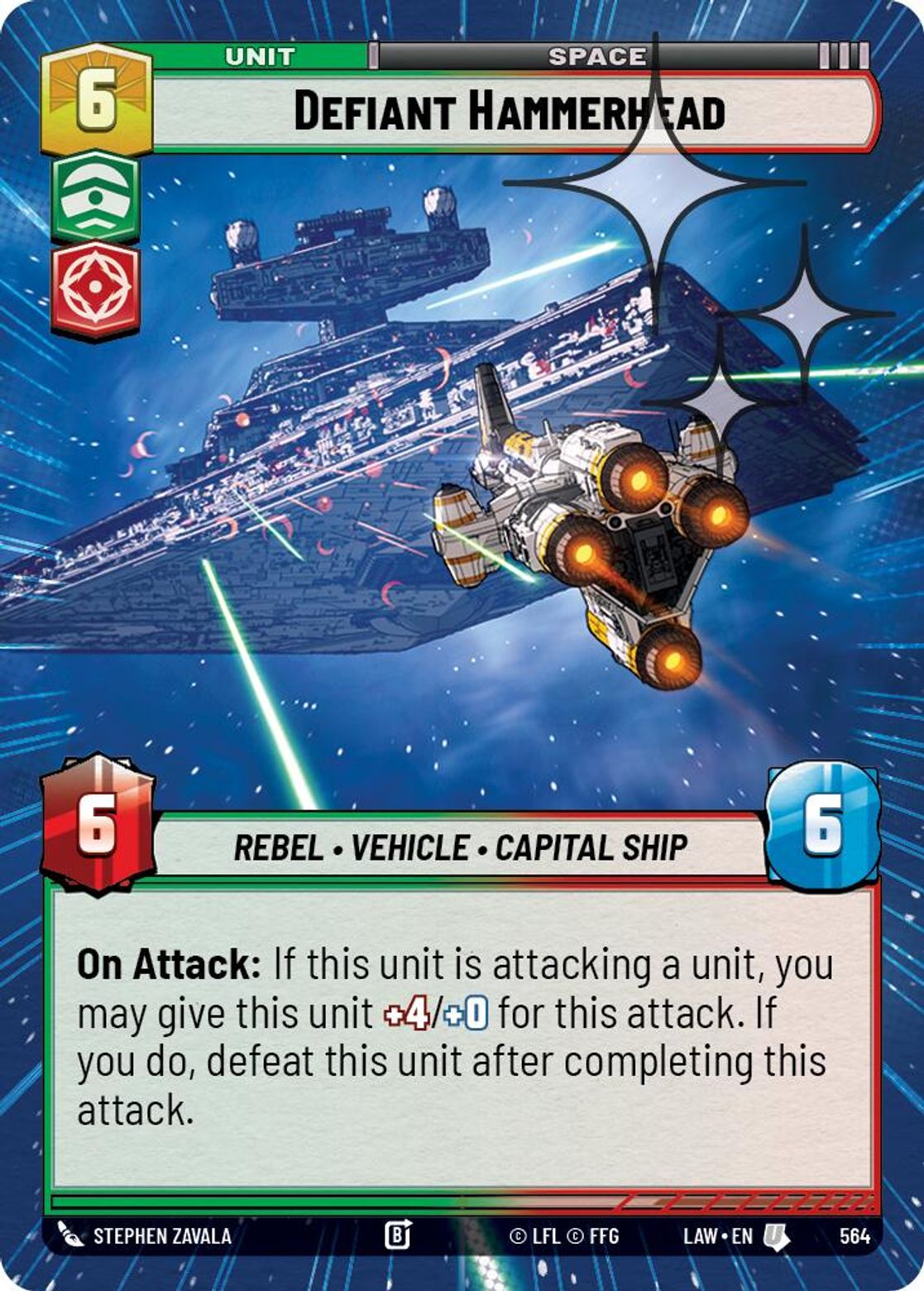 Defiant Hammerhead #564/264 from A Lawless Time