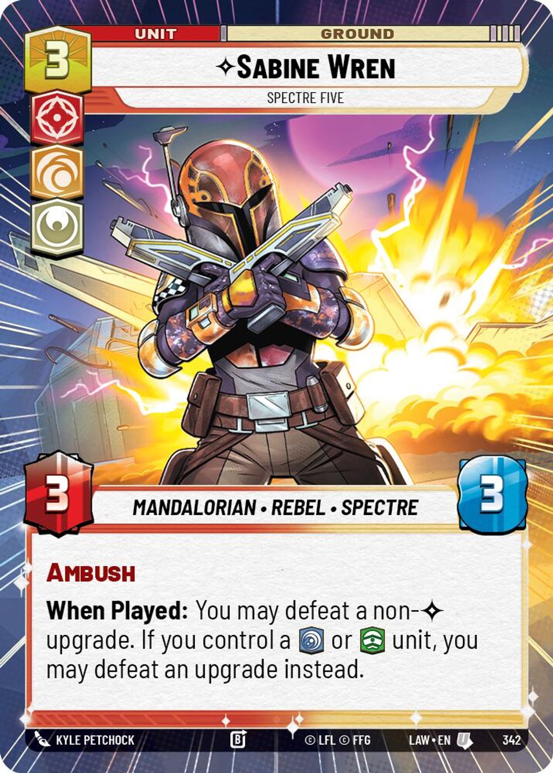 Sabine Wren — Spectre Five #342/264 from A Lawless Time