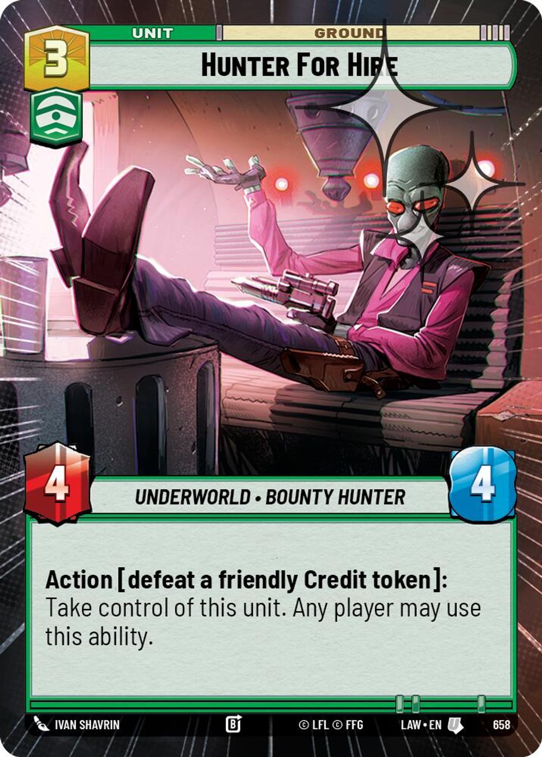 Hunter For Hire #658/264 from A Lawless Time
