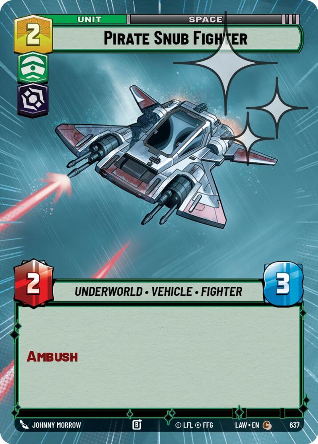 Pirate Snub Fighter #637/264 from A Lawless Time