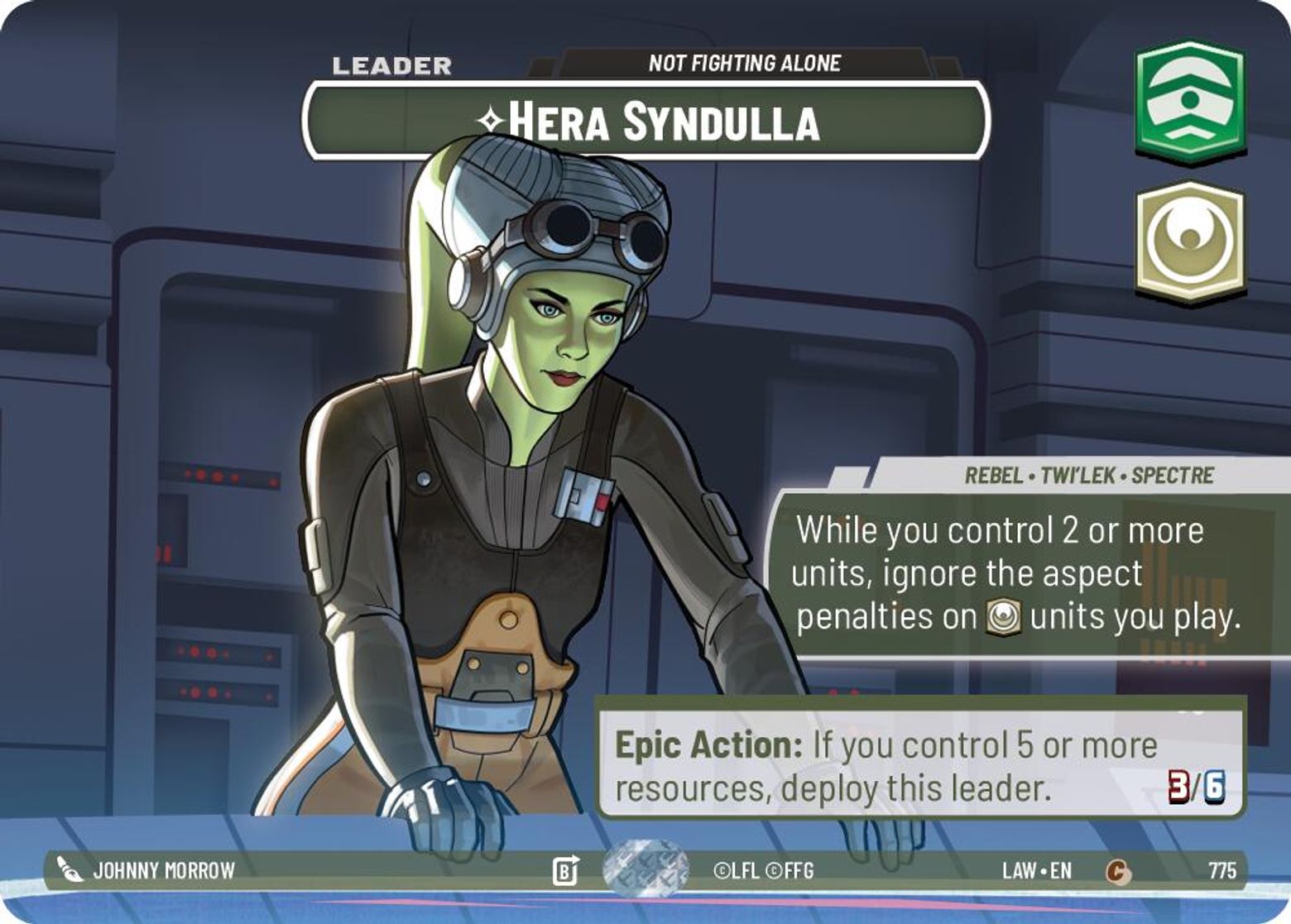 Hera Syndulla — Not Fighting Alone #775/264 from A Lawless Time