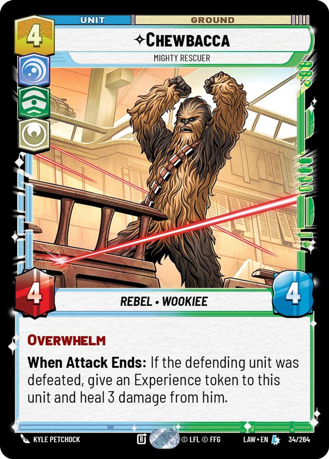 Chewbacca — Mighty Rescuer #034/264 from A Lawless Time