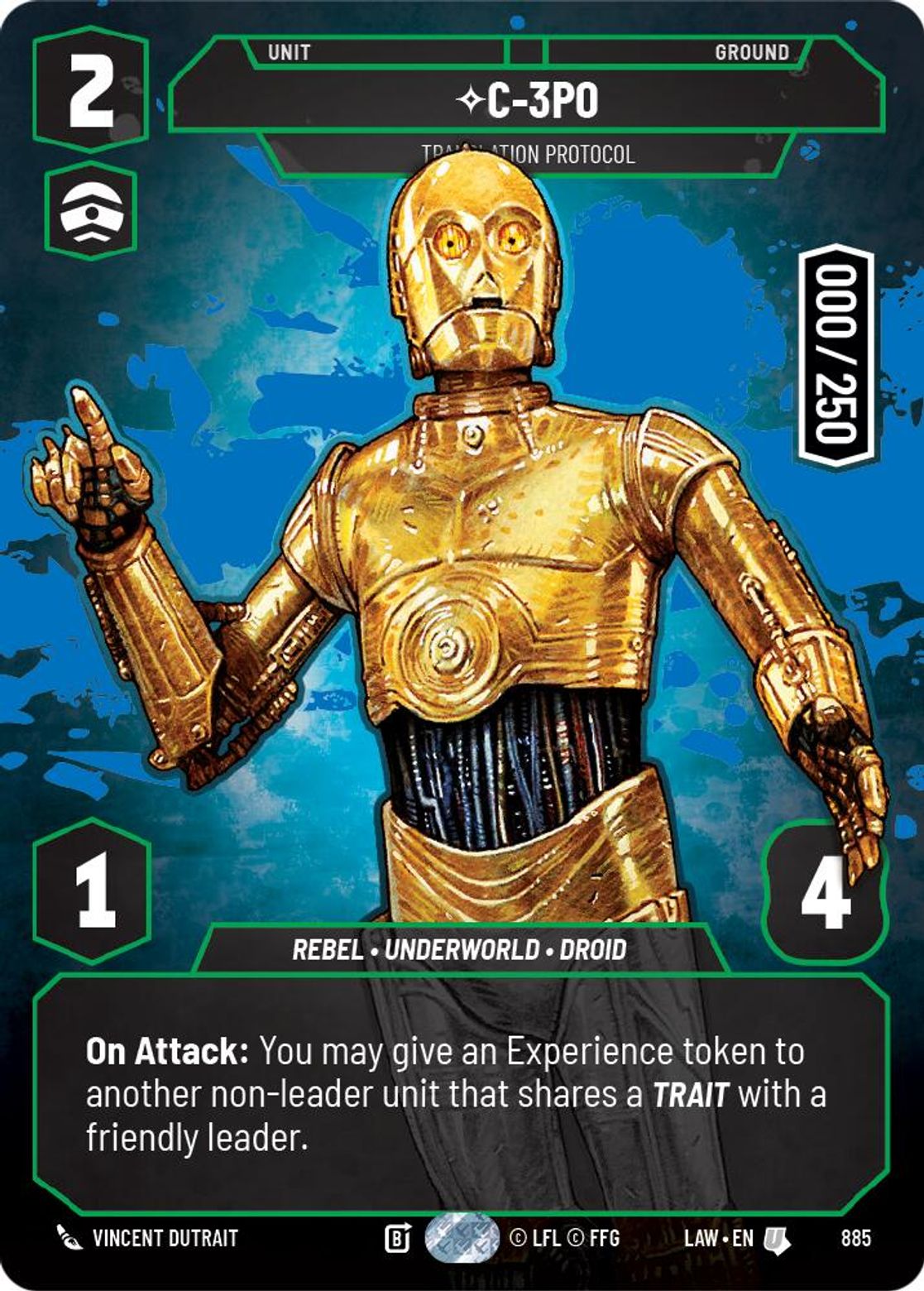 C-3P0 — Translation Protocol #885/264 from A Lawless Time